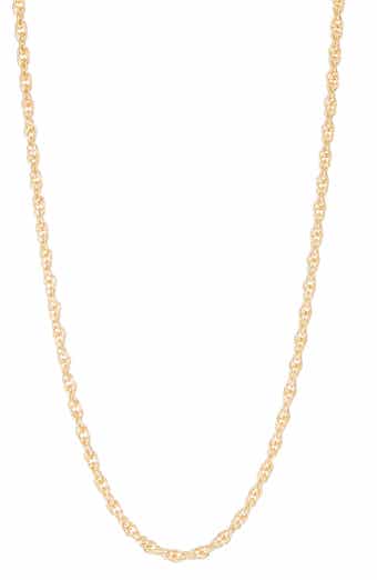 FUZION CREATIONS Men's Rope Chain Necklace