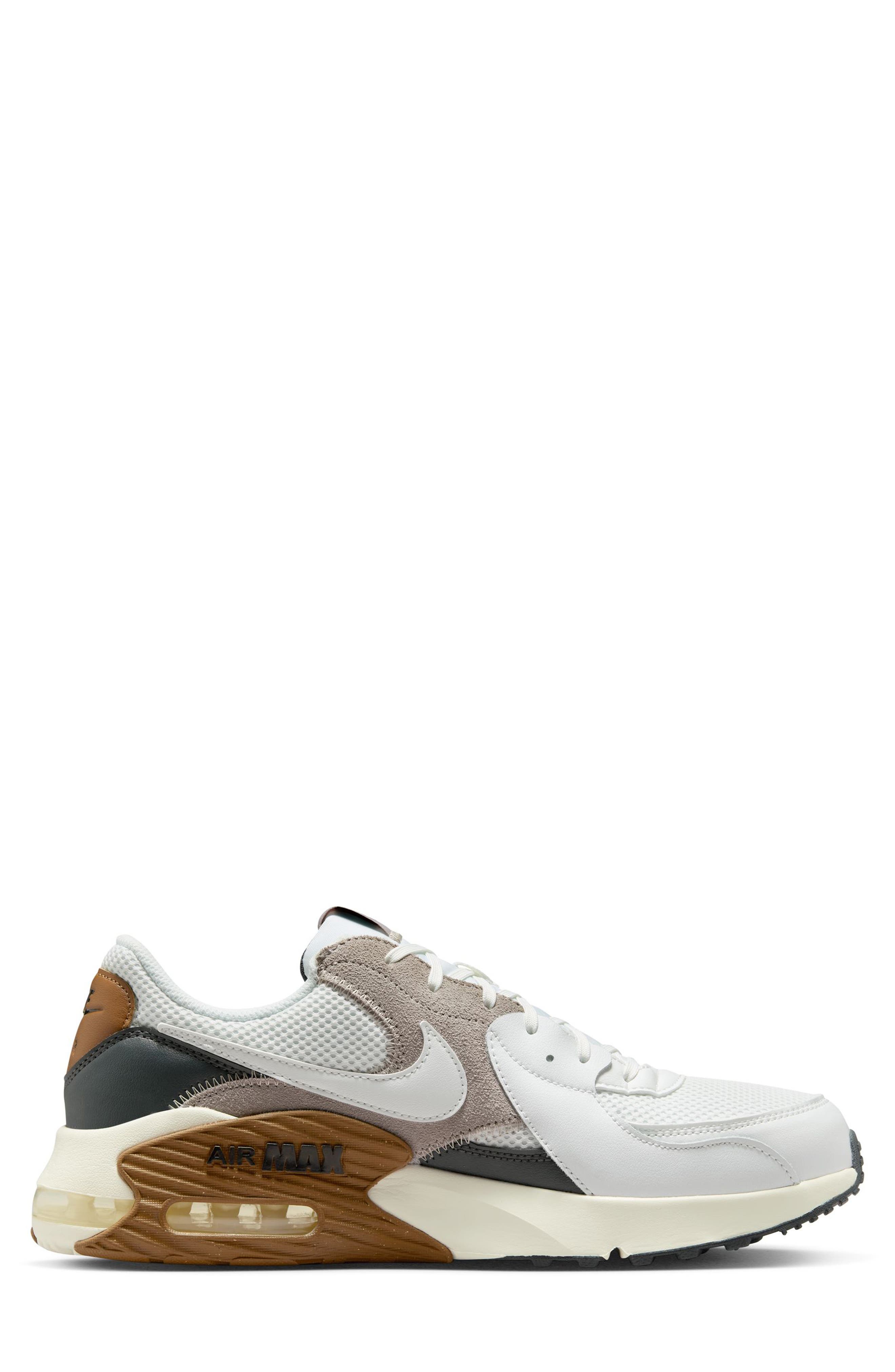 Nike Air Max Excee Sneaker, Alternate, color, 102 Summit White/Summit White-Lt British Tan