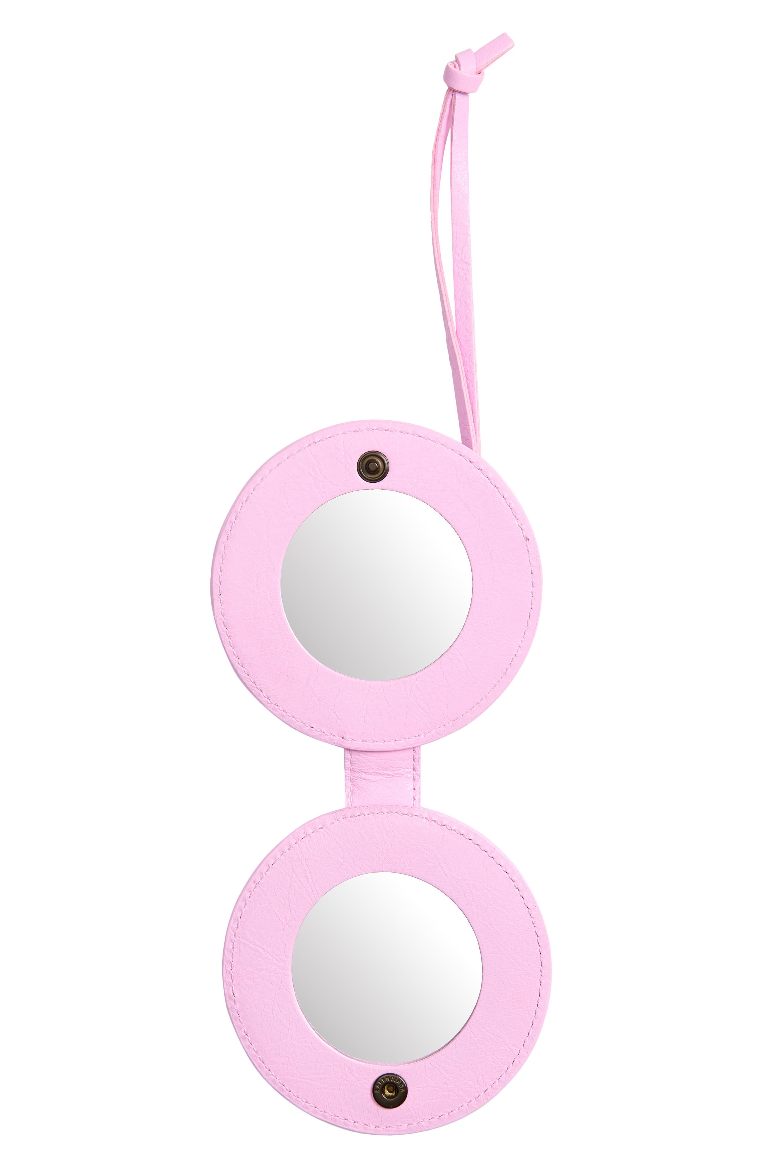 Le City Mirror Bag Charm, Alternate, color, 5731 BUBBLY PINK