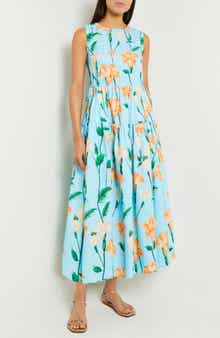 Misook Floral Sleeveless Print Sundress
