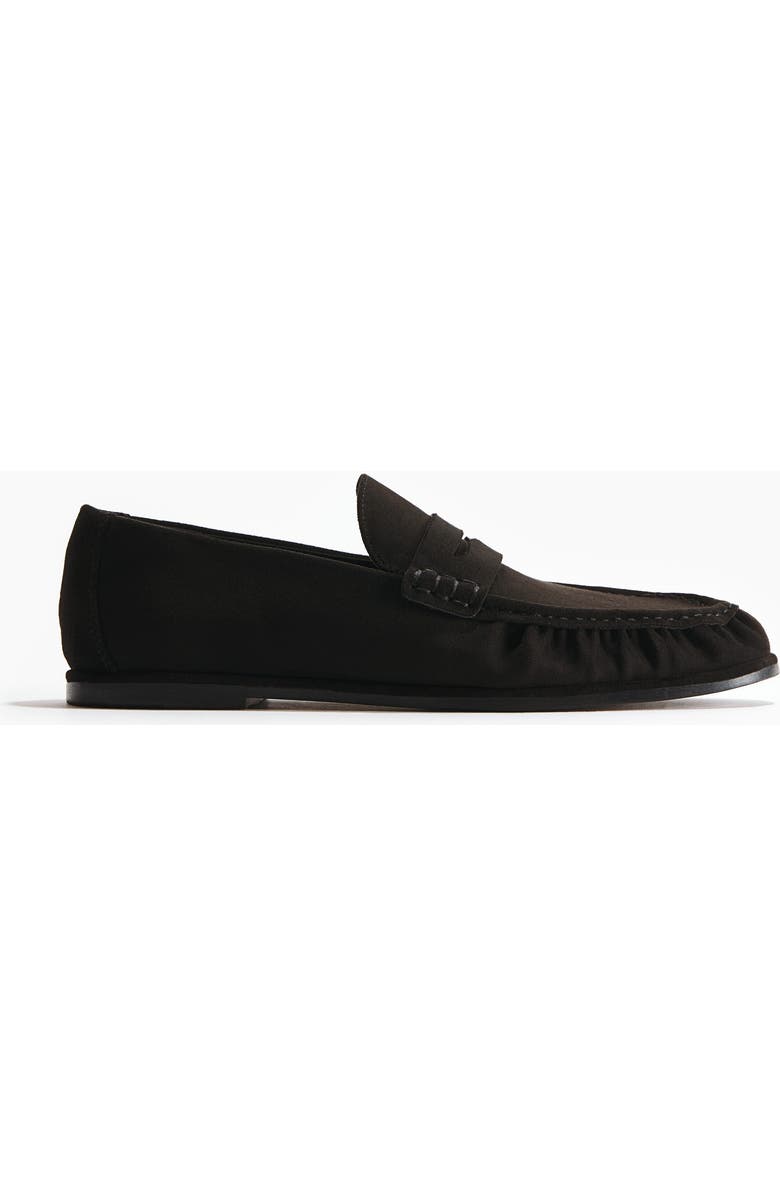 H&M Penny Loafers, Alternate, color, Black