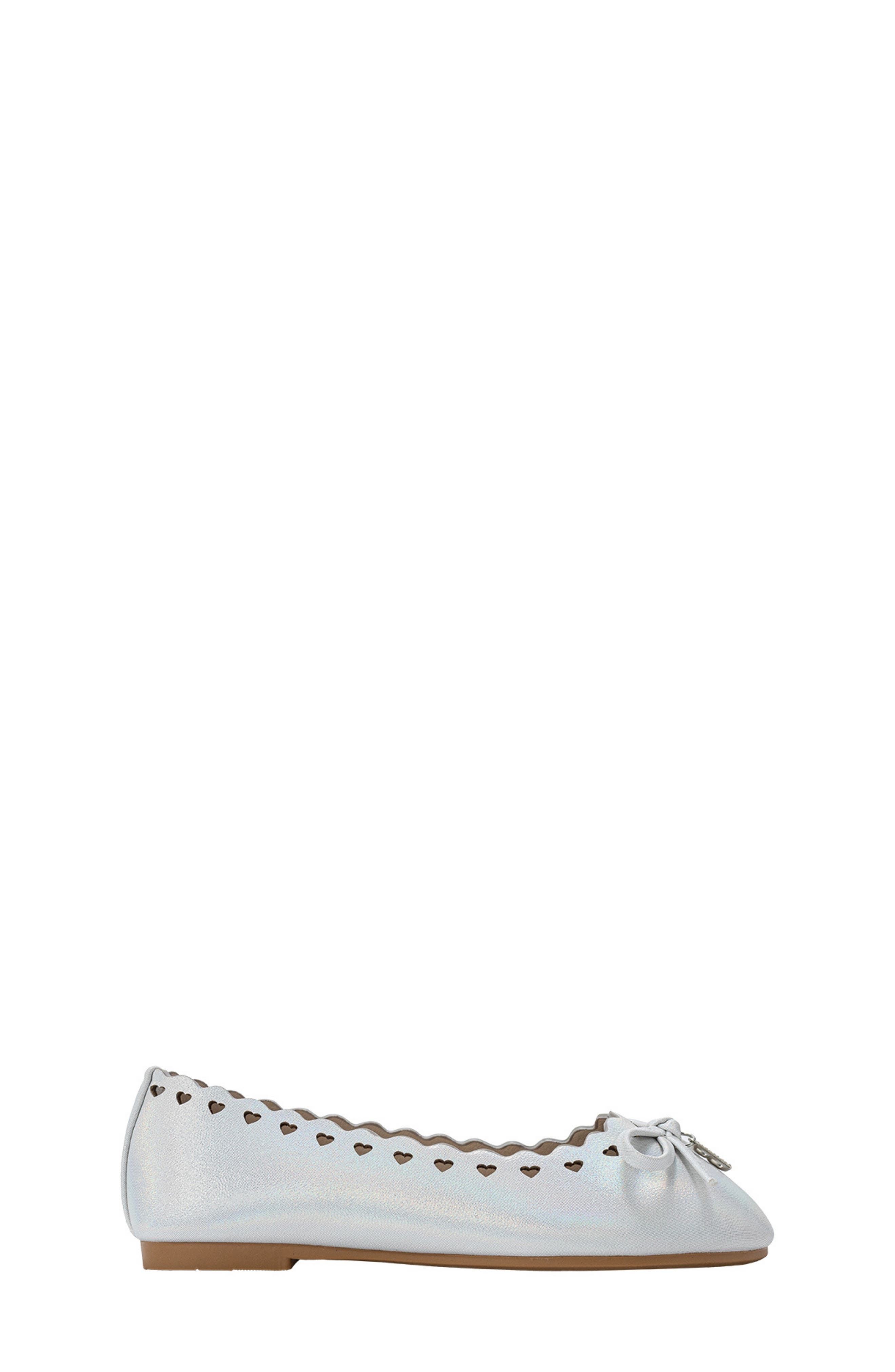 bebe Kids' Lush Flat, Alternate, color, White