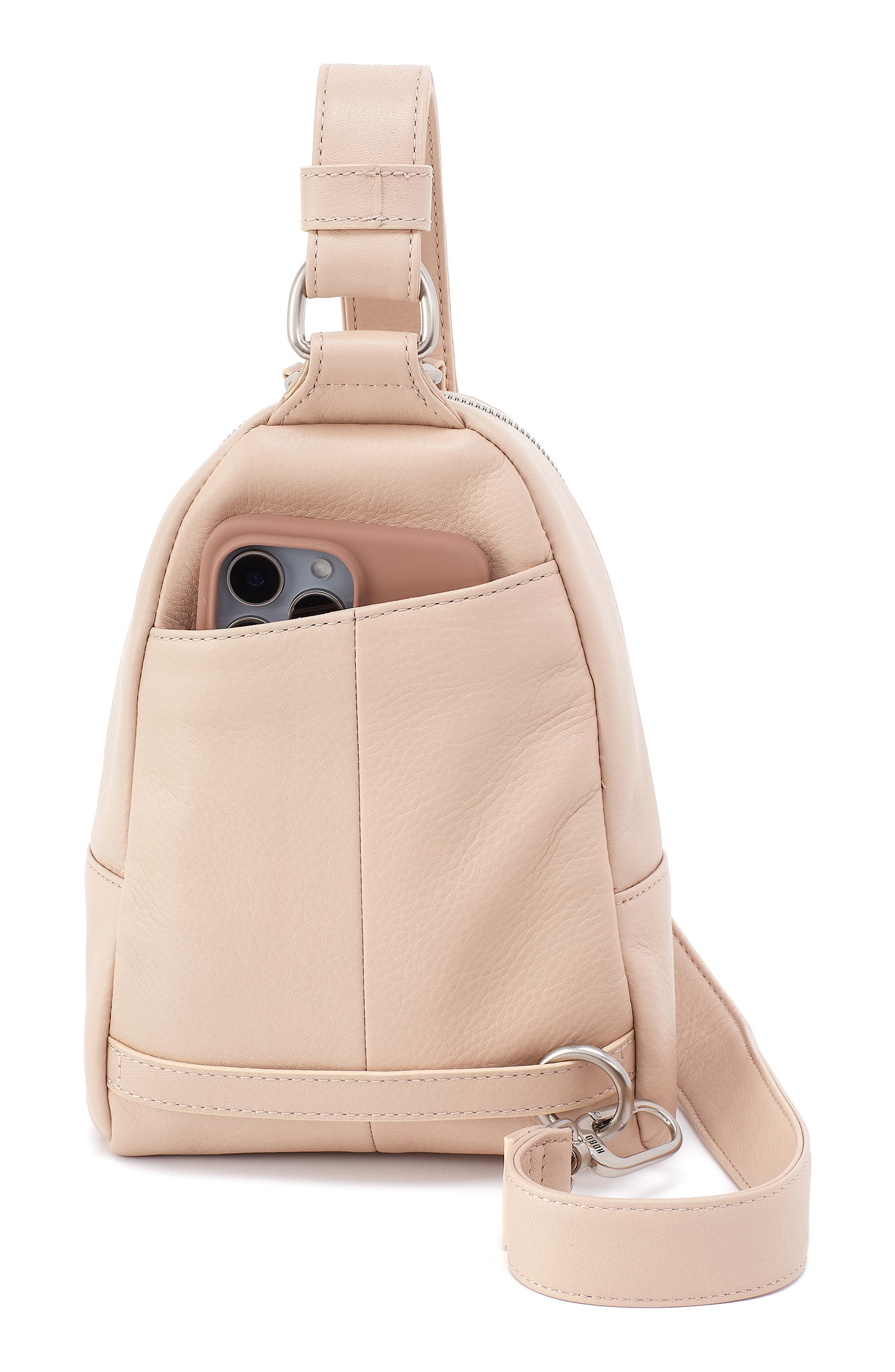 Fern Leather Sling Bag, Alternate, color, STONEWASH