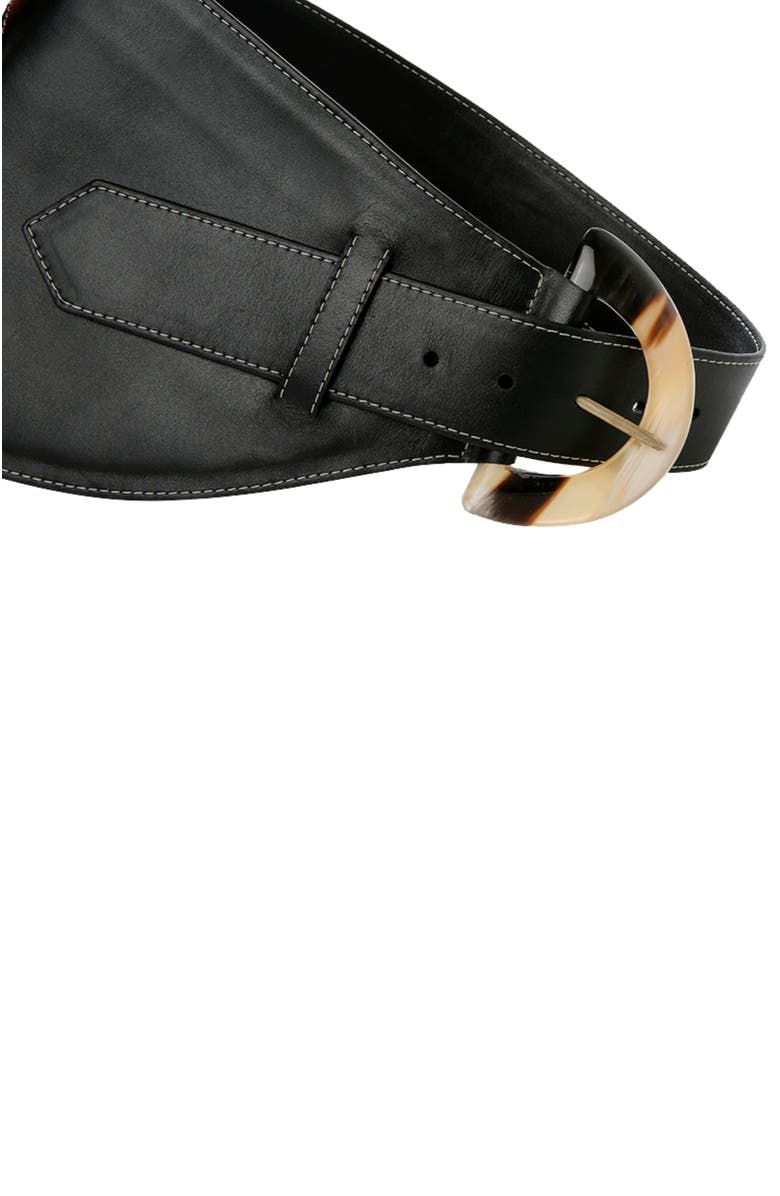 Adriana Castro La Jefa Leather Belt, Alternate, color, Black
