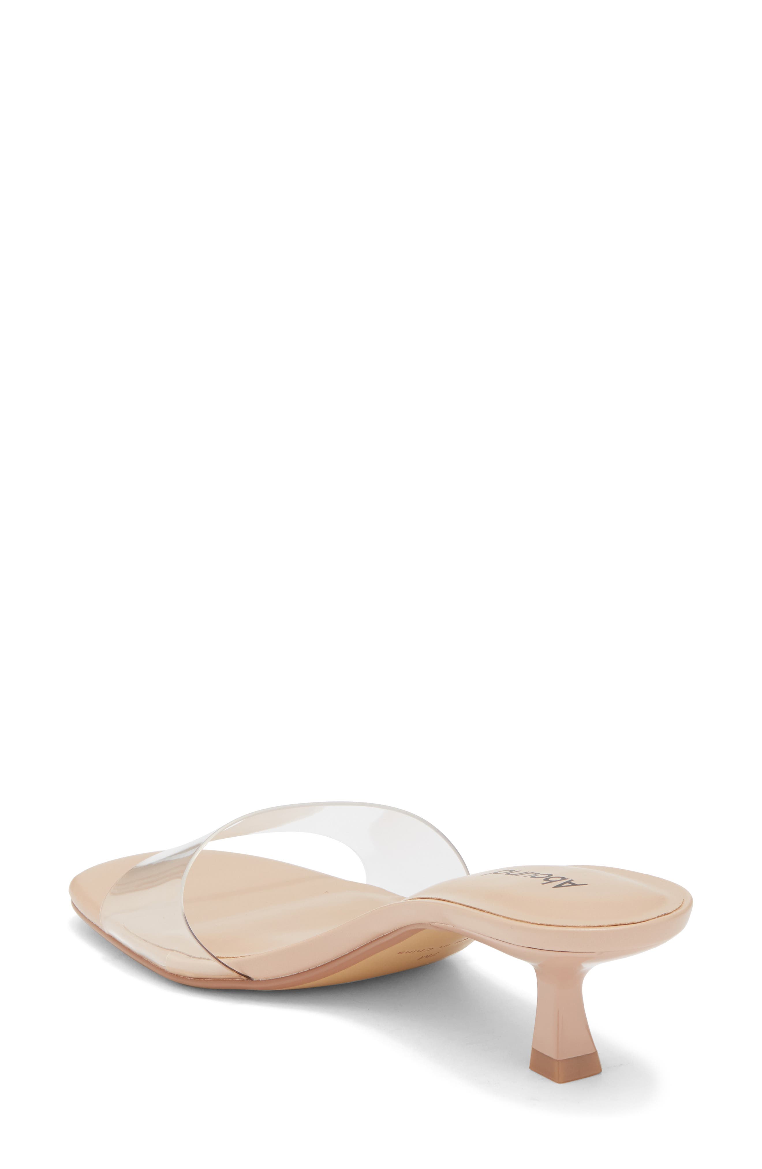 Olavey Kitten Heel Sandal, Alternate, color, CLEAR
