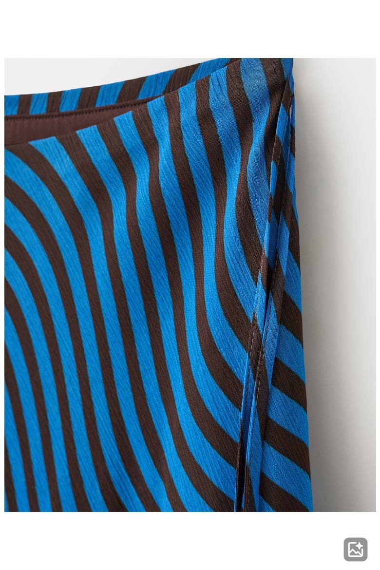 Wave Print Midi Skirt, Alternate, color, VIBRANT BLUE