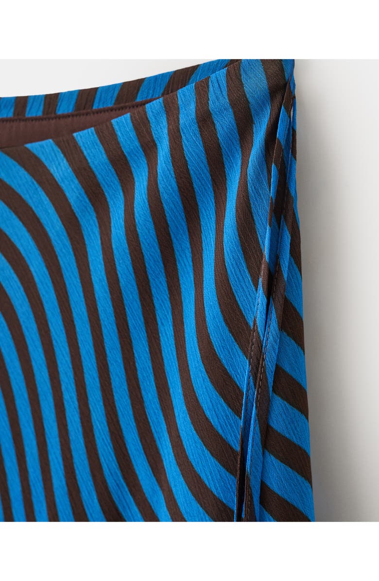 MANGO TEEN Wave Print Midi Skirt, Alternate, color, 