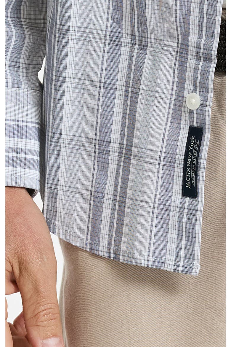 Hayati Cotton Button-Down Shirt, Alternate, color, Grey