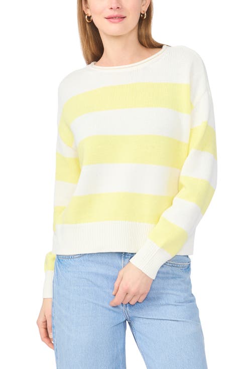 Stripe Roll Neck Sweater