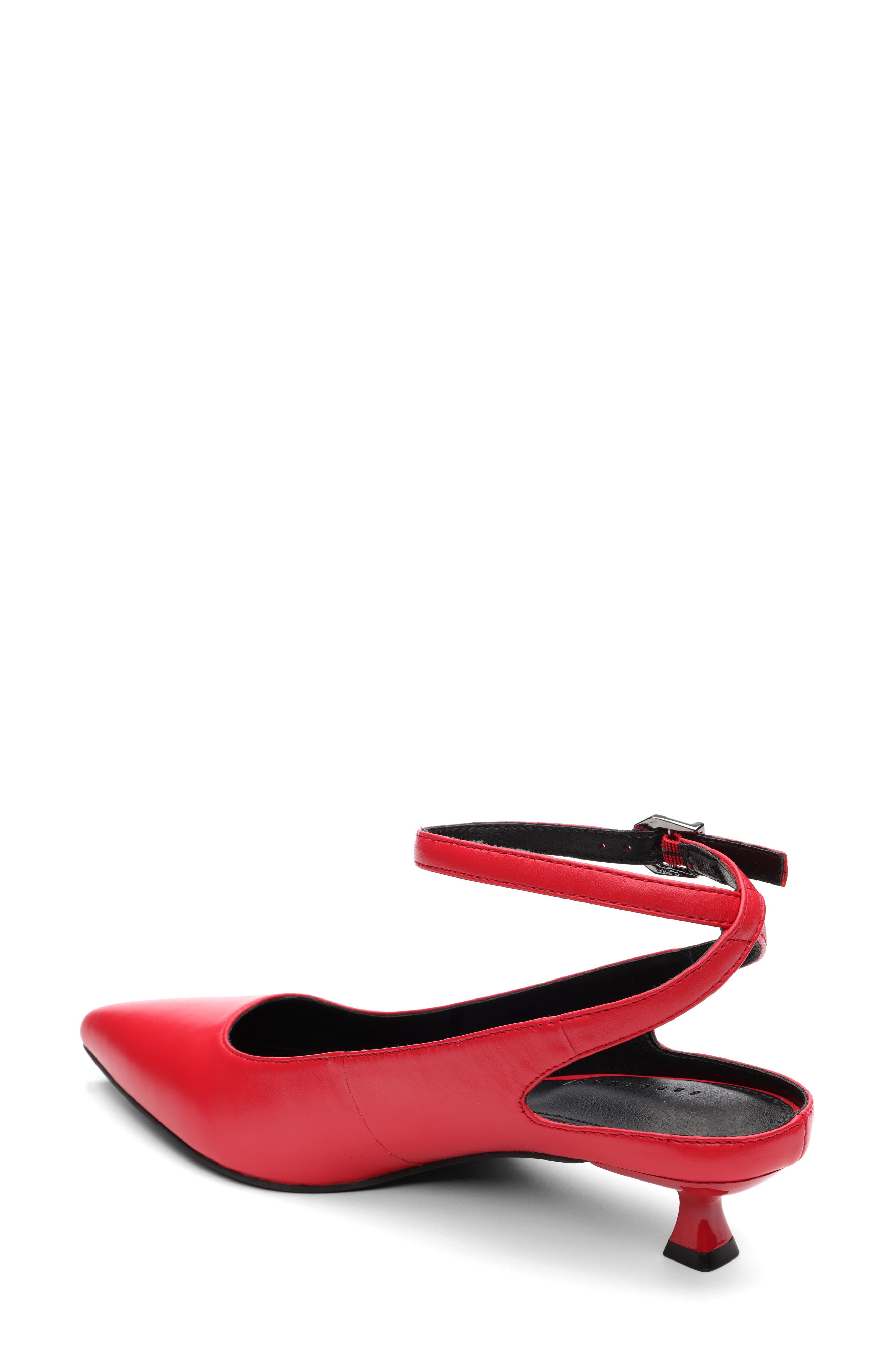 Sanctuary Magic Ankle Strap Pointed Toe Kitten Heel Pump, Alternate, color, 