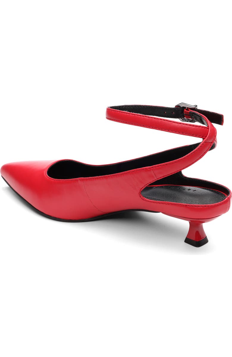 Sanctuary Magic Ankle Strap Pointed Toe Kitten Heel Pump, Alternate, color,