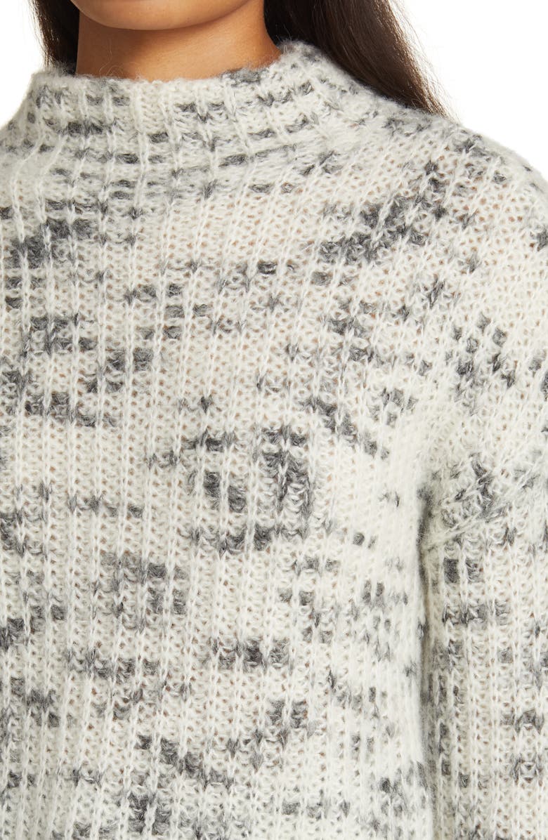 Bella Dahl Crop Funnel Neck Sweater, Alternate, color, 