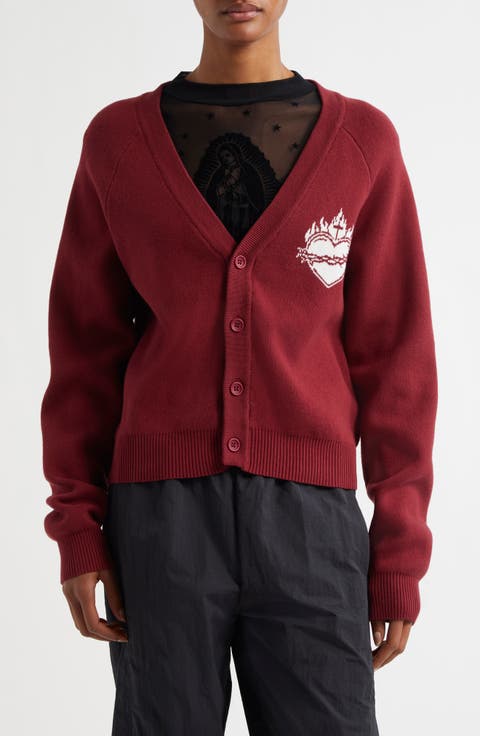 Women's Burgundy Cardigan Sweaters | Nordstrom