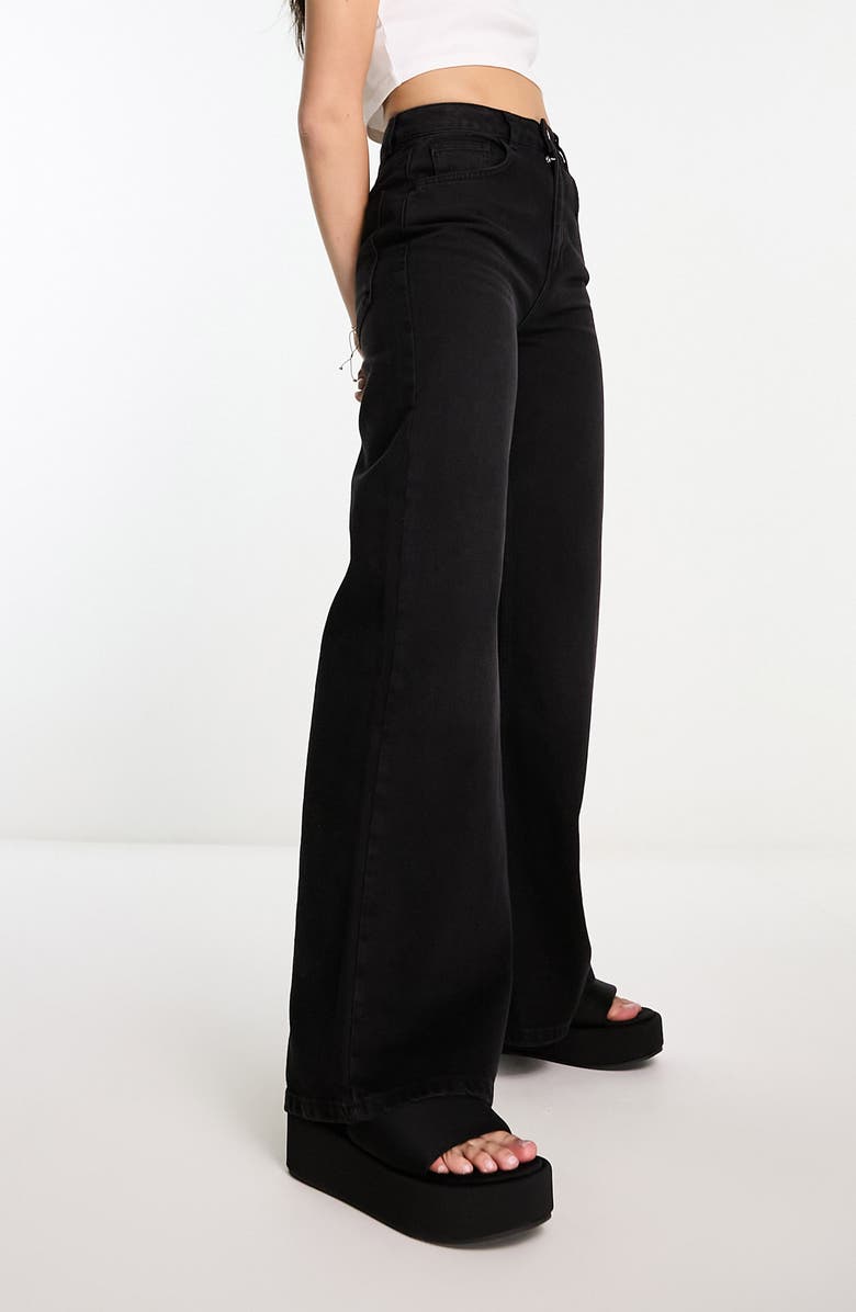 ASOS DESIGN Lightweight Wide Leg Jeans, Alternate, color, 