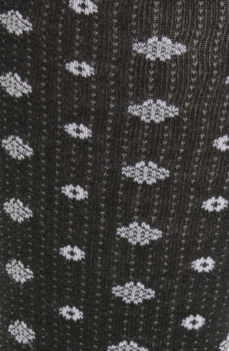 EDWARD ARMAH Neat Tall Compression Dress Socks, Alternate, color, 