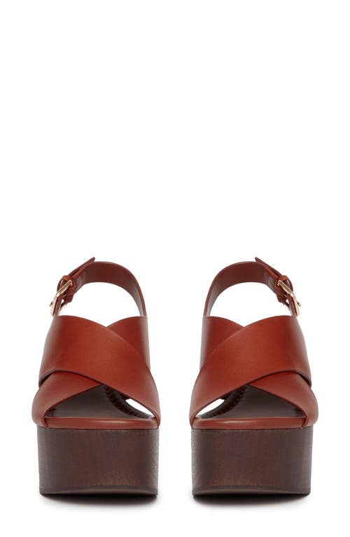 Paige Reid Slingback Platform Sandal In Whisky