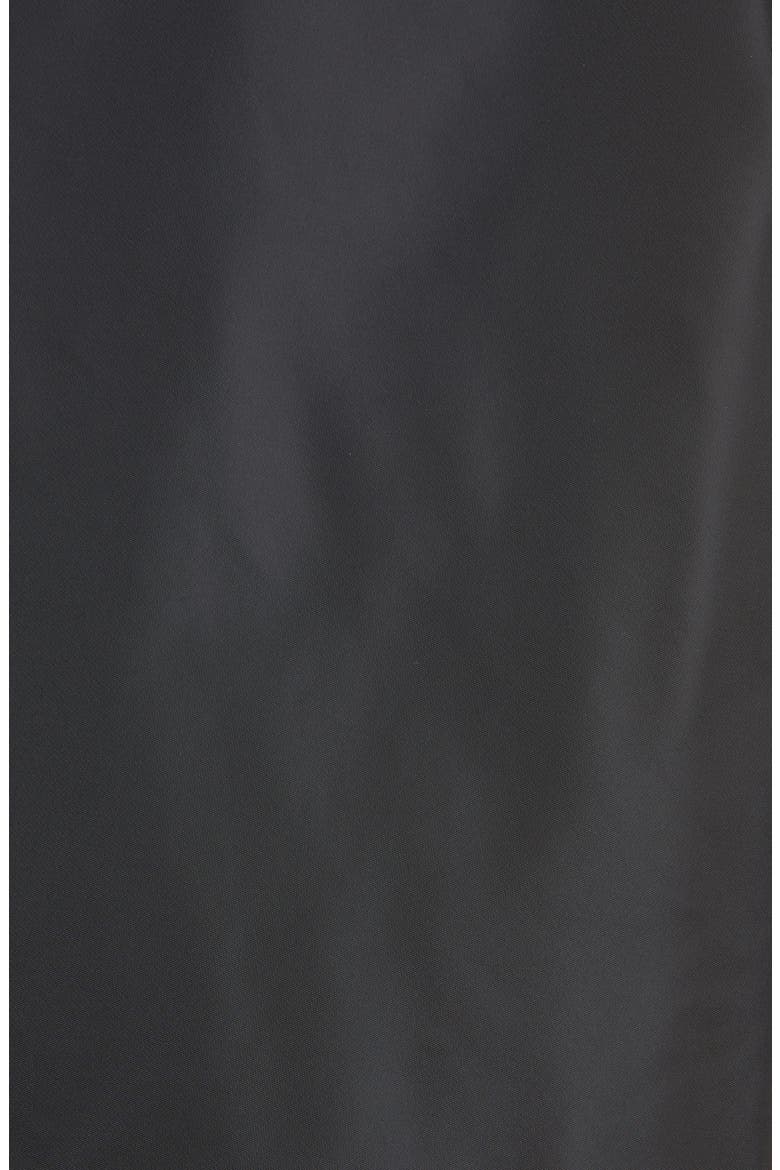 Twill Knit Nylon Vest, Alternate, color, BLACK