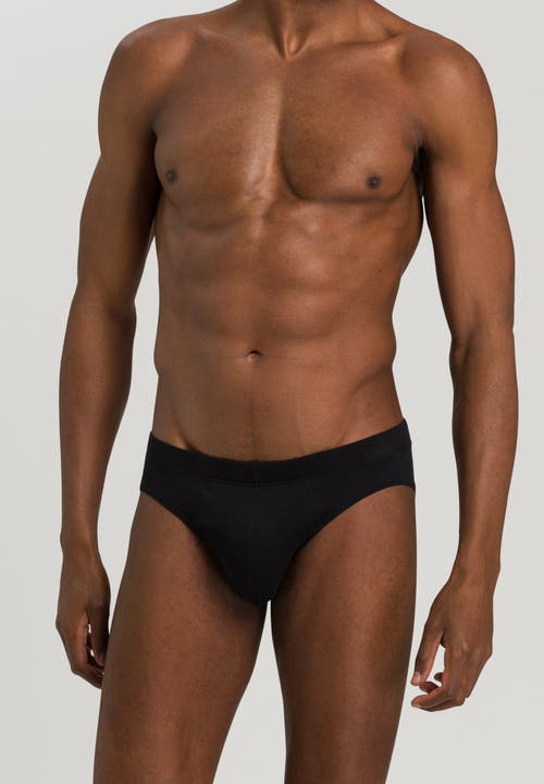 Hanro Sea Island Cotton Brief In Black