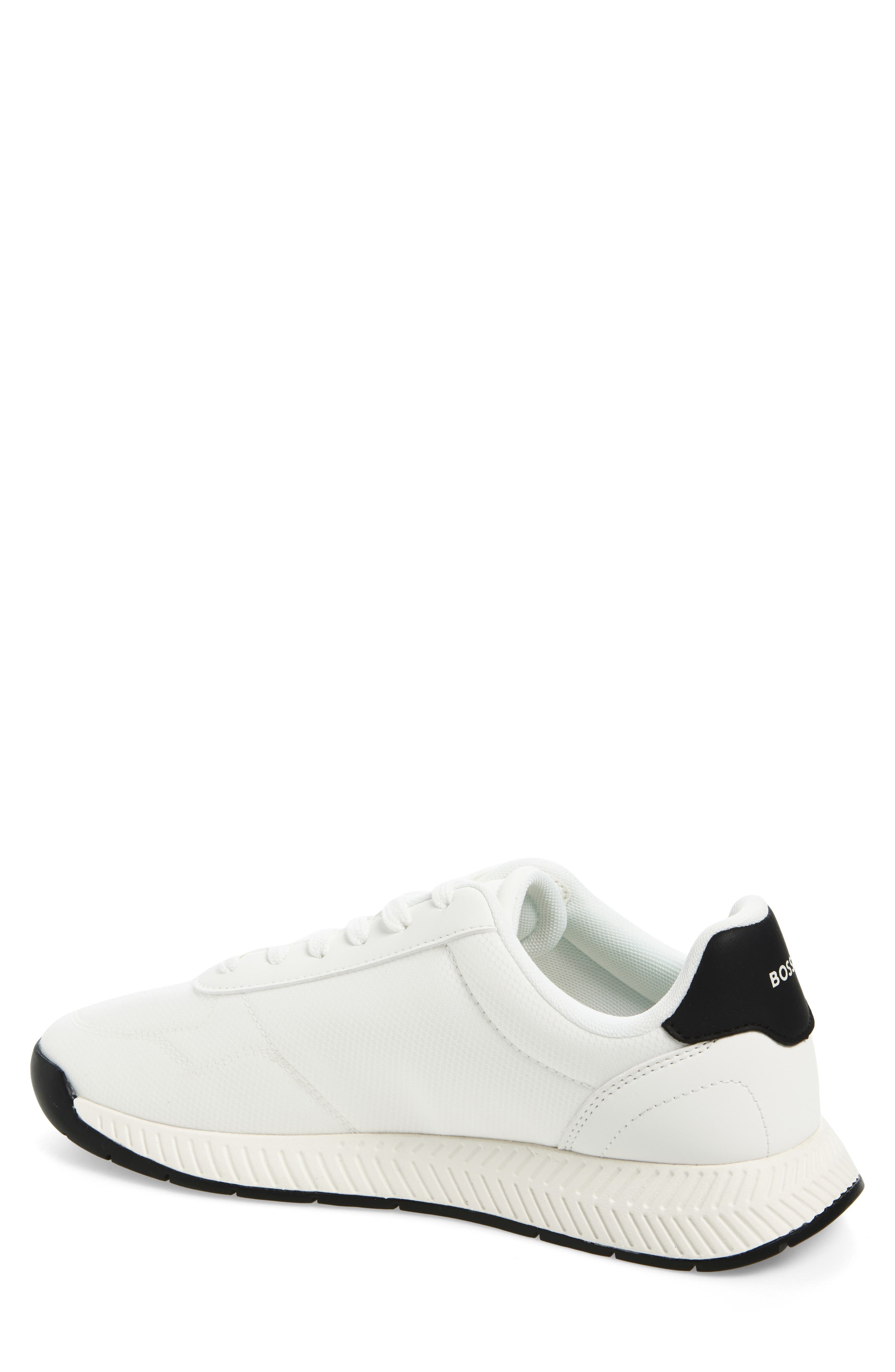 BOSS Titanium Runn Sneaker, Alternate, color, White