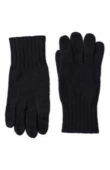 Amicale Cashmere Rib Knit Gloves