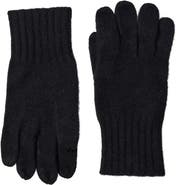 Amicale Cashmere Rib Knit Gloves