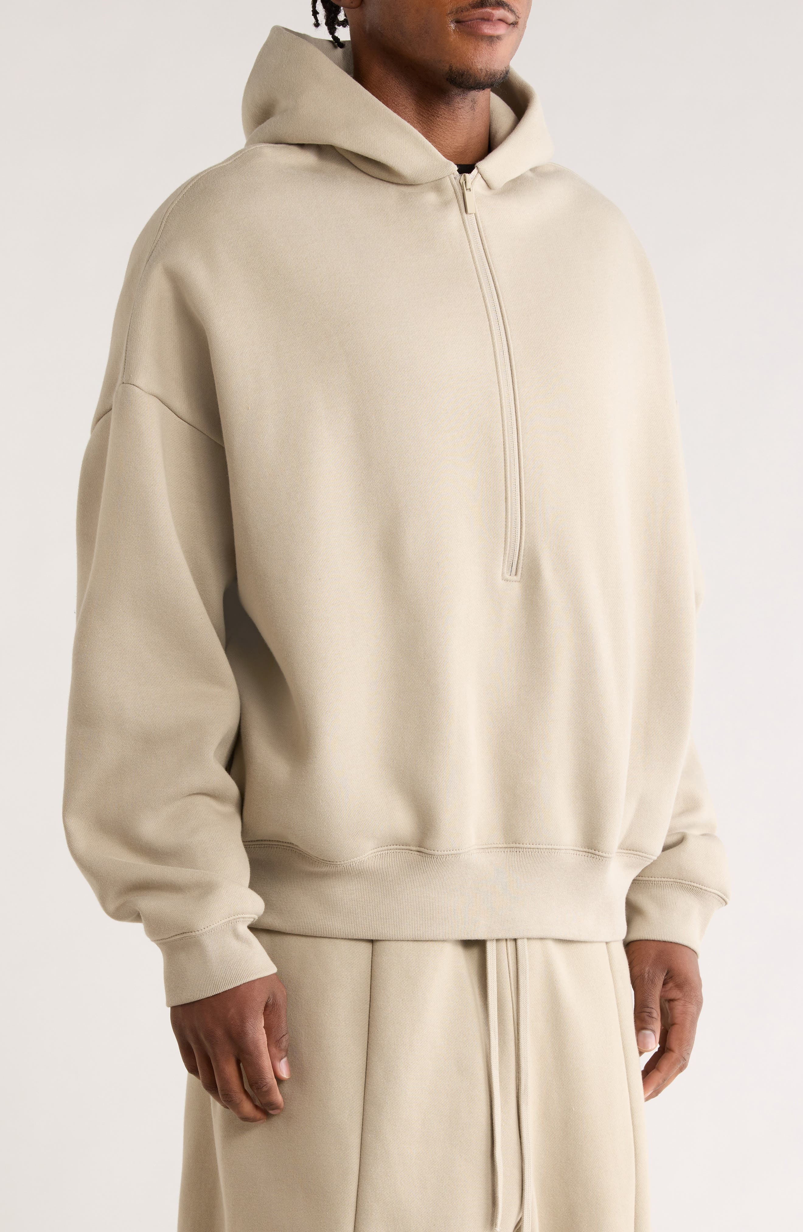 Fear of God Essentials Property Lounge Half Zip Hoodie (Men