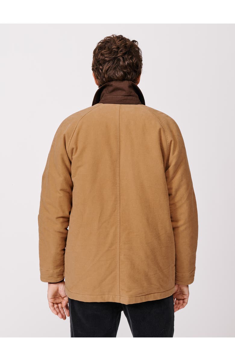 Aubin Bennett Moleskin Jacket, Alternate, color, Dijon