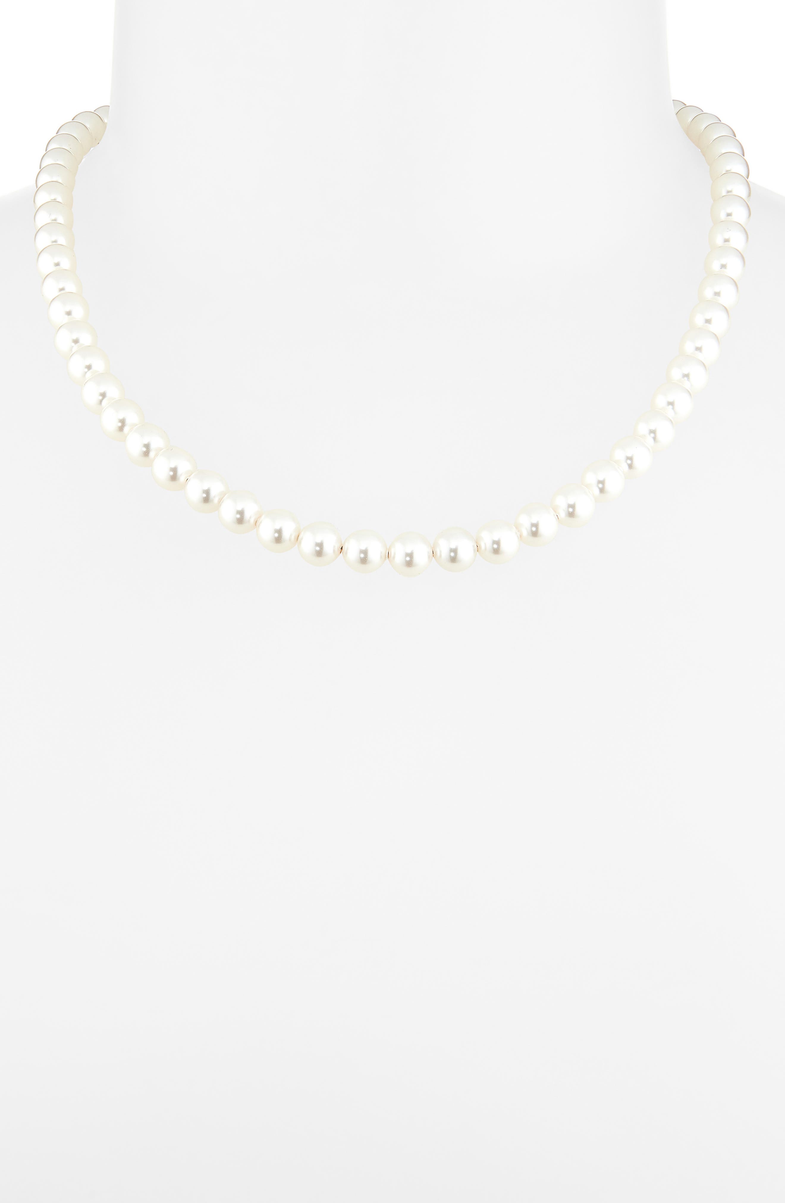 Swarovski Matrix Faux Pearl Tennis Necklace (Women) | Nordstrom