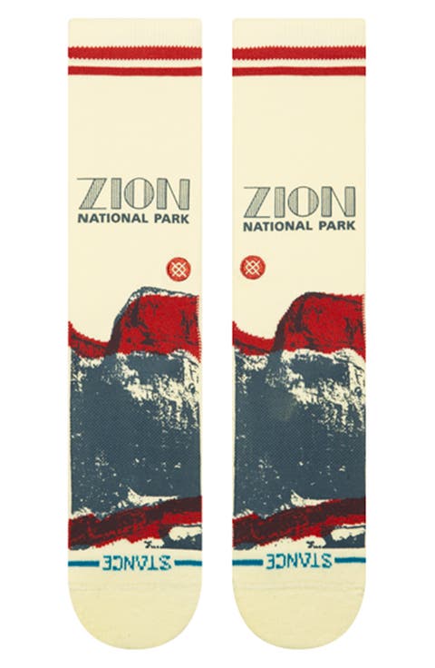 Zion National Park Crew Socks
