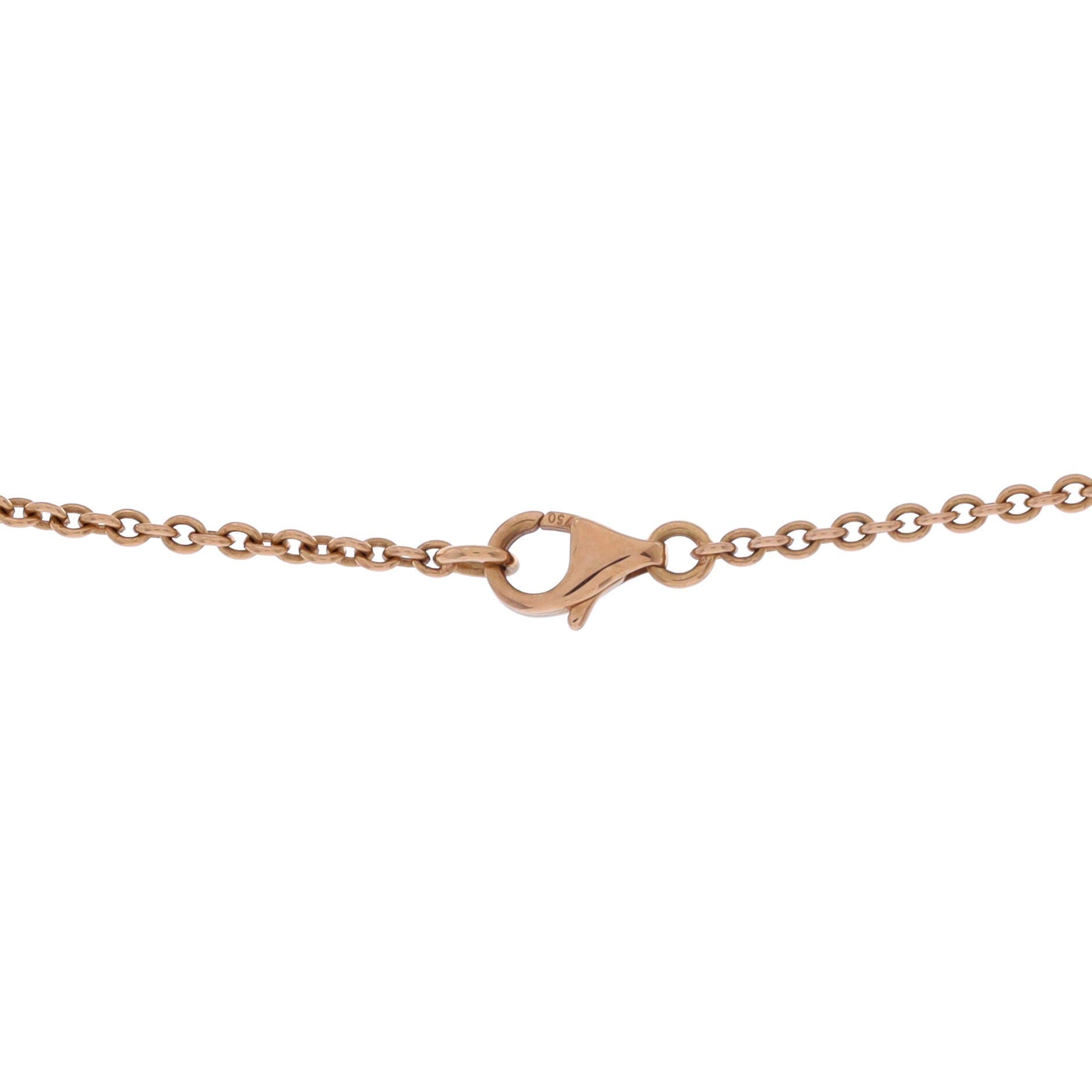 Love Interlocking Necklace 18K Rose Gold, Alternate, color, Metallic Gold