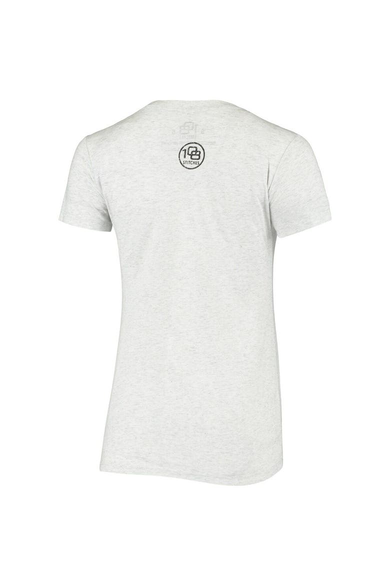 Women's Heathered Gray Lowriders de Fresno Copa de la Diversion Script Tri-Blend Scoop Neck T-Shirt, Alternate, color, Heather Gray