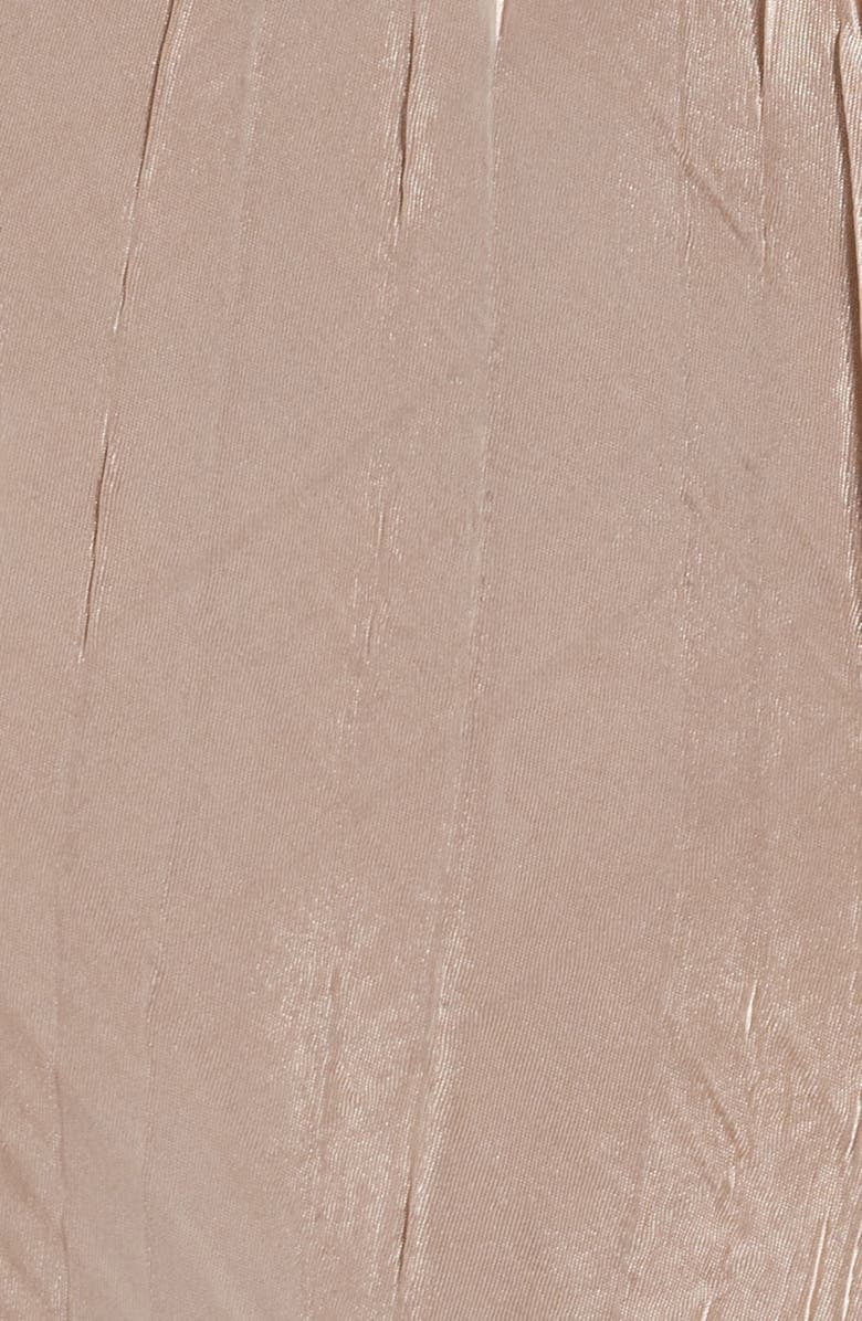 Komarov Tiered Charmeuse & Chiffon Cocktail Dress, Alternate, color, Oyster Smoke Ombre