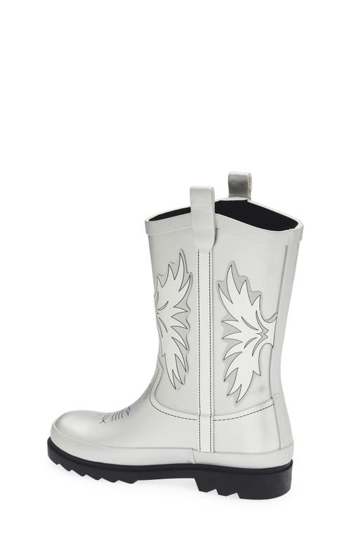 Tucker + Tate Kids' Raindrop Rain Boot In Silver