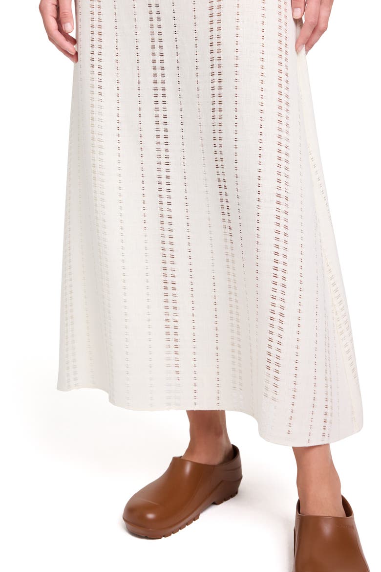 The A-Line Unlined Skirt, Alternate, color, IVORY
