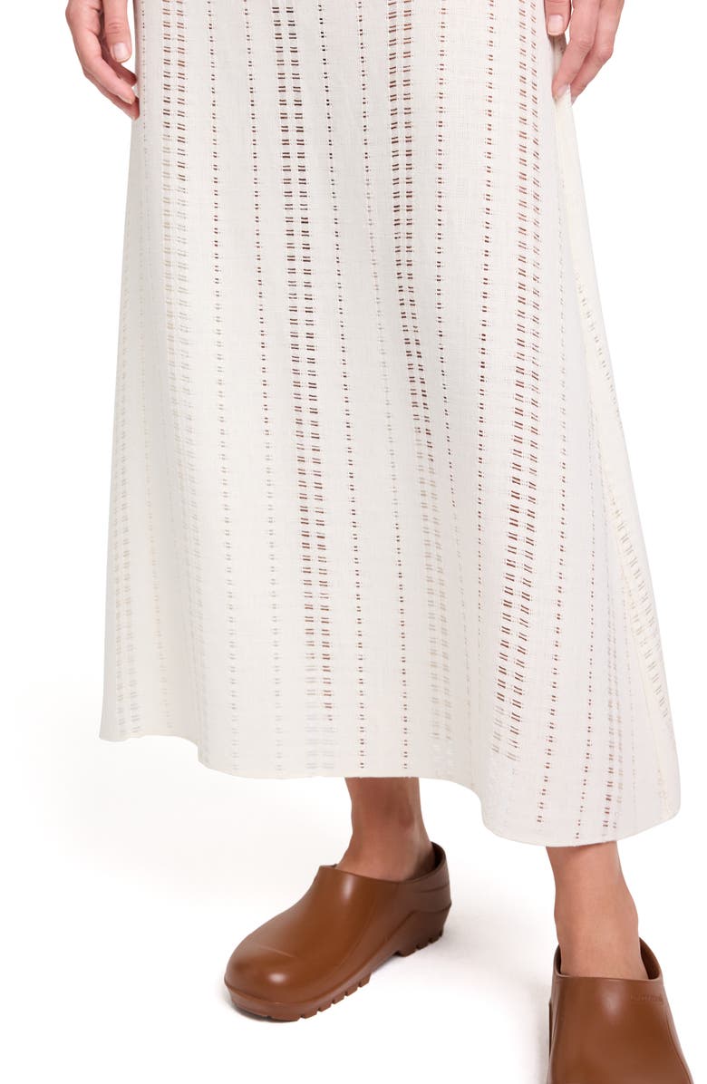 TWP The A-Line Unlined Skirt, Alternate, color, Ivory