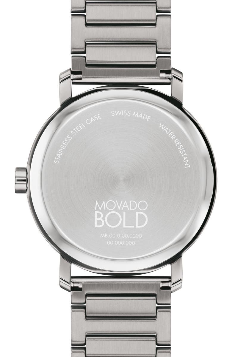 Movado Bold Evolution 2.0 Bracelet Watch, 40mm, Alternate, color, Grey