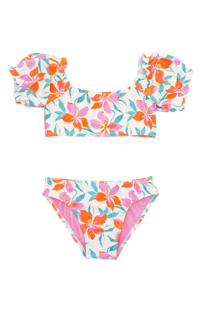 Feather 4 Arrow Kids' Blossom Two-Piece Swimsuit, Main, color, 