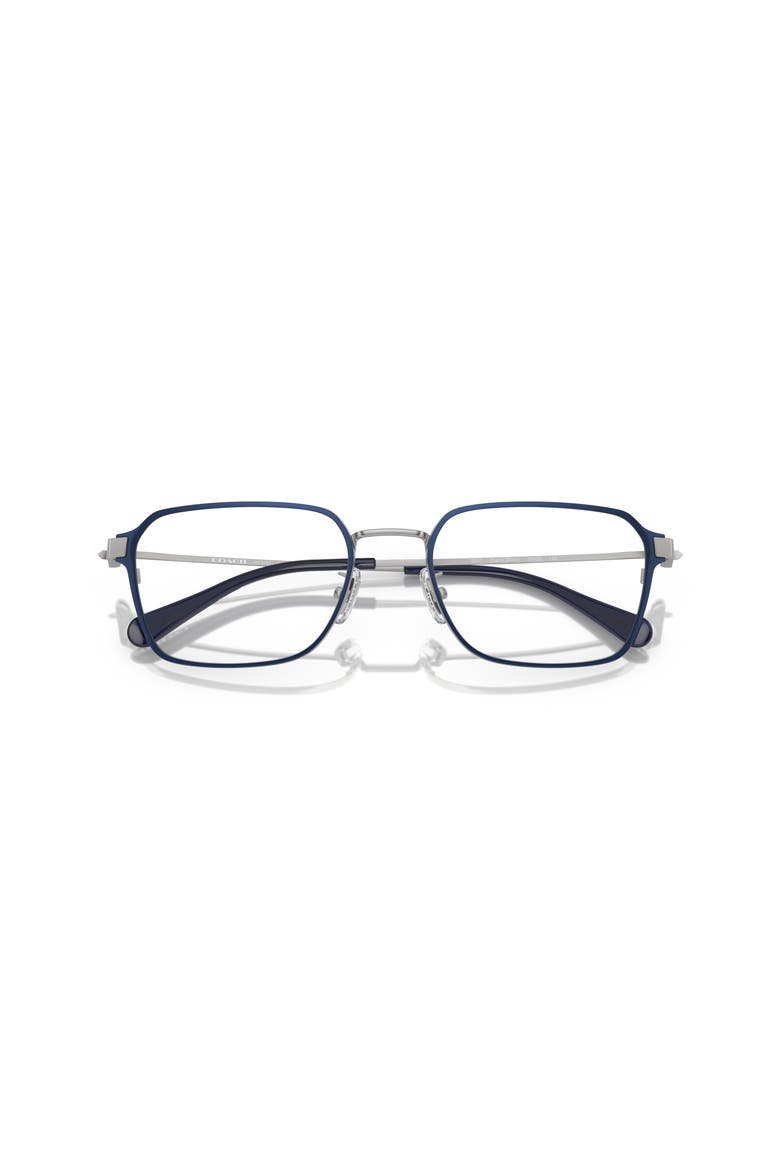 55mm Rectangle optical glasses, Alternate, color, Silver