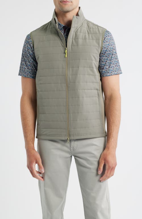 Swannies Warren Zip Vest In Gray