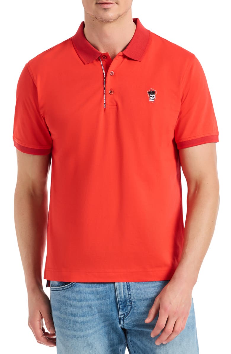 Robert Graham Lucifer Knit Polo, Main, color,