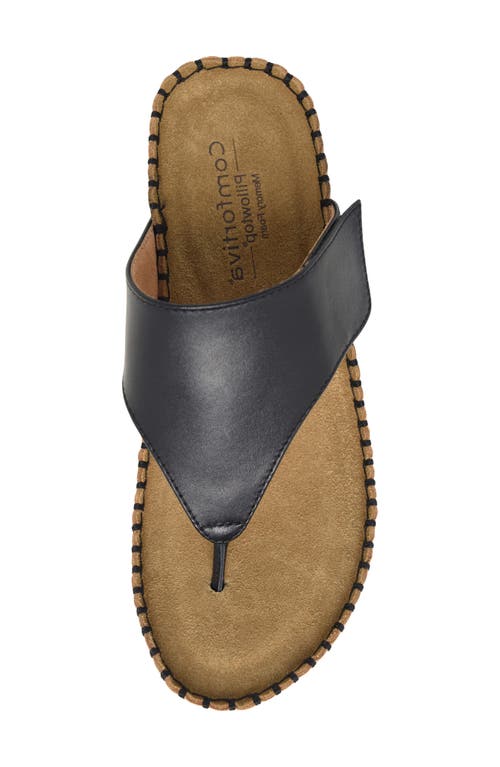 Comfortiva Edwyn Platform Wedge In Black
