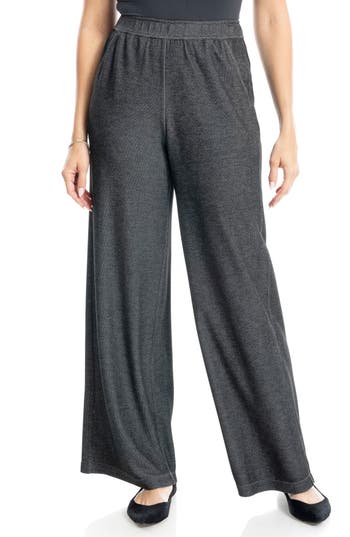 MAX STUDIO MAX STUDIO WIDE LEG PULL-ON PANTS