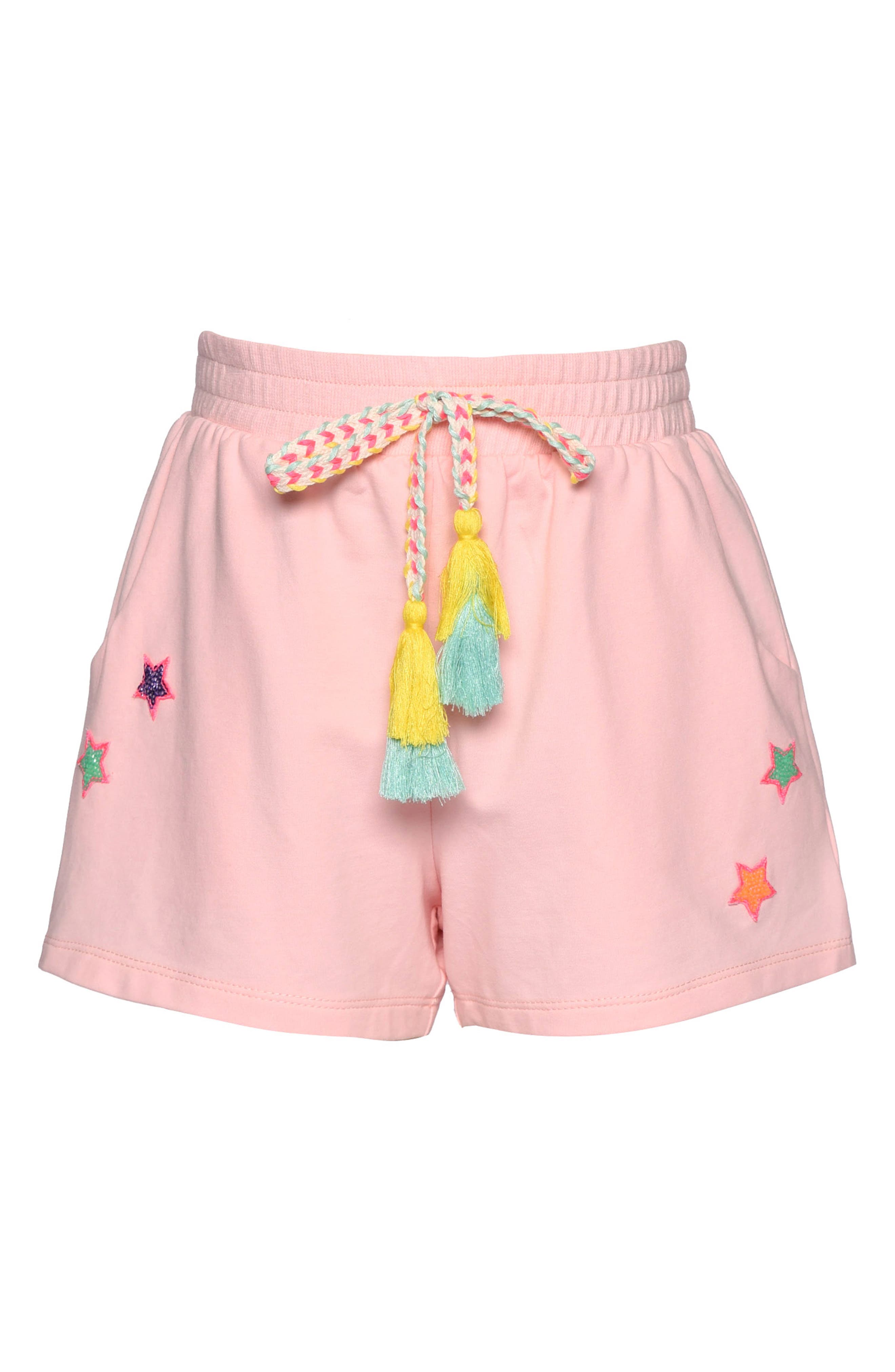 Hannah Banana Kids' Star Patch Tassel Shorts