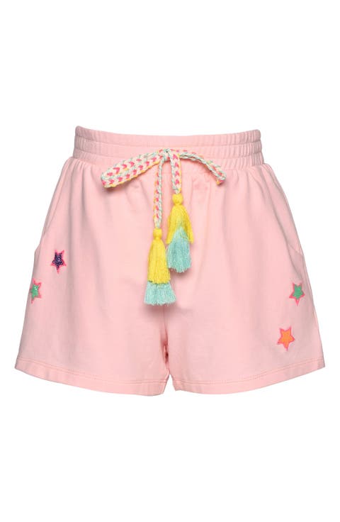 Kids' Star Patch Tassel Shorts (Big Kid)