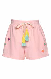 Hannah Banana Kids' Star Patch Tassel Shorts