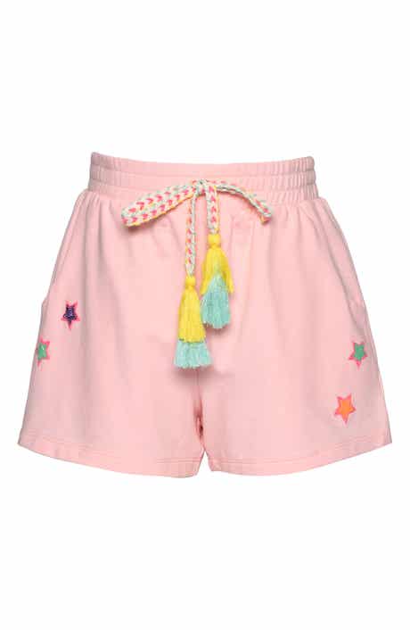 Hannah Banana Kids' Star Patch Tassel Shorts