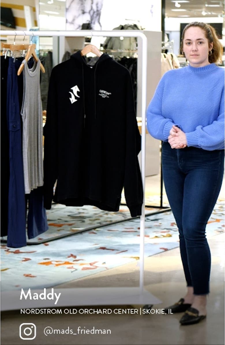 Embroidered Cotton Logo Hoodie, sales video thumbnail