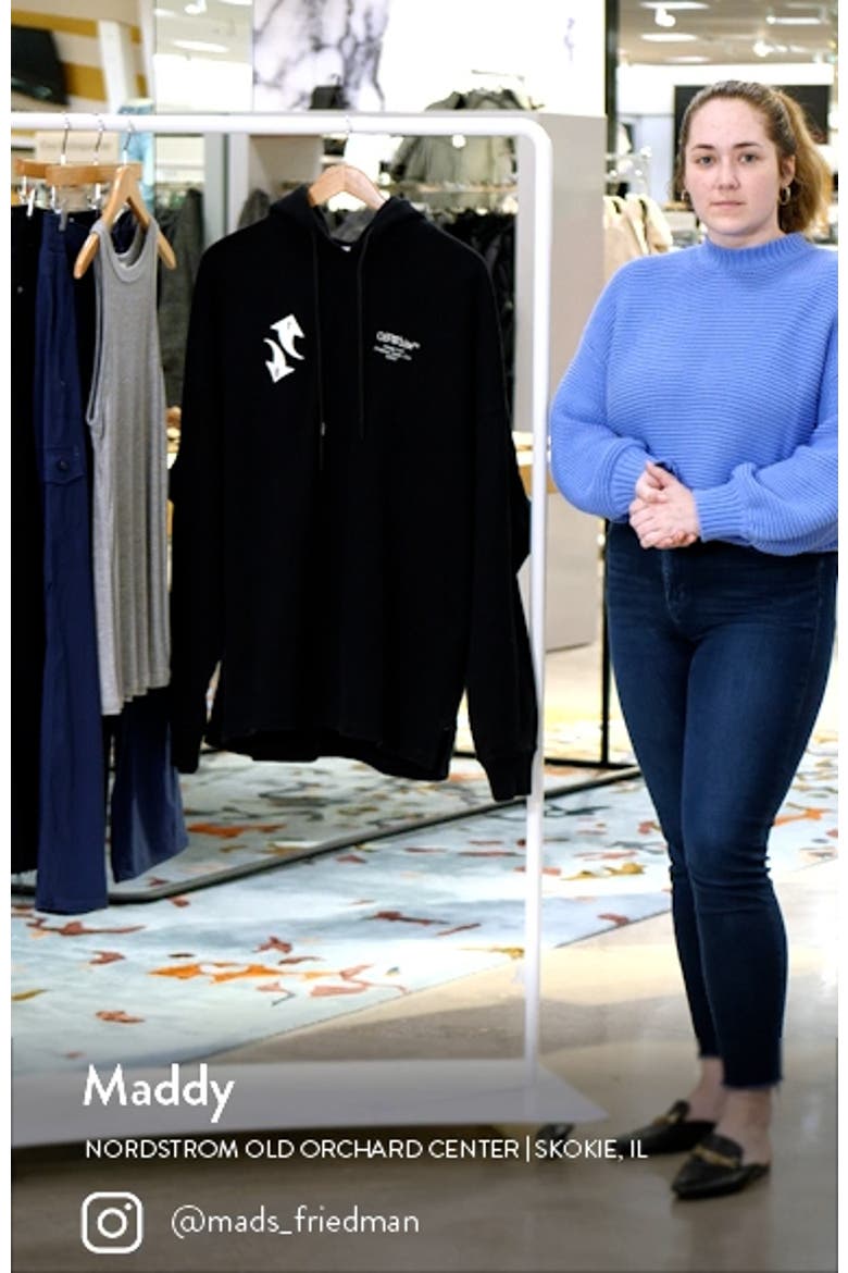 Embroidered Cotton Logo Hoodie (Nordstrom Exclusive) video
