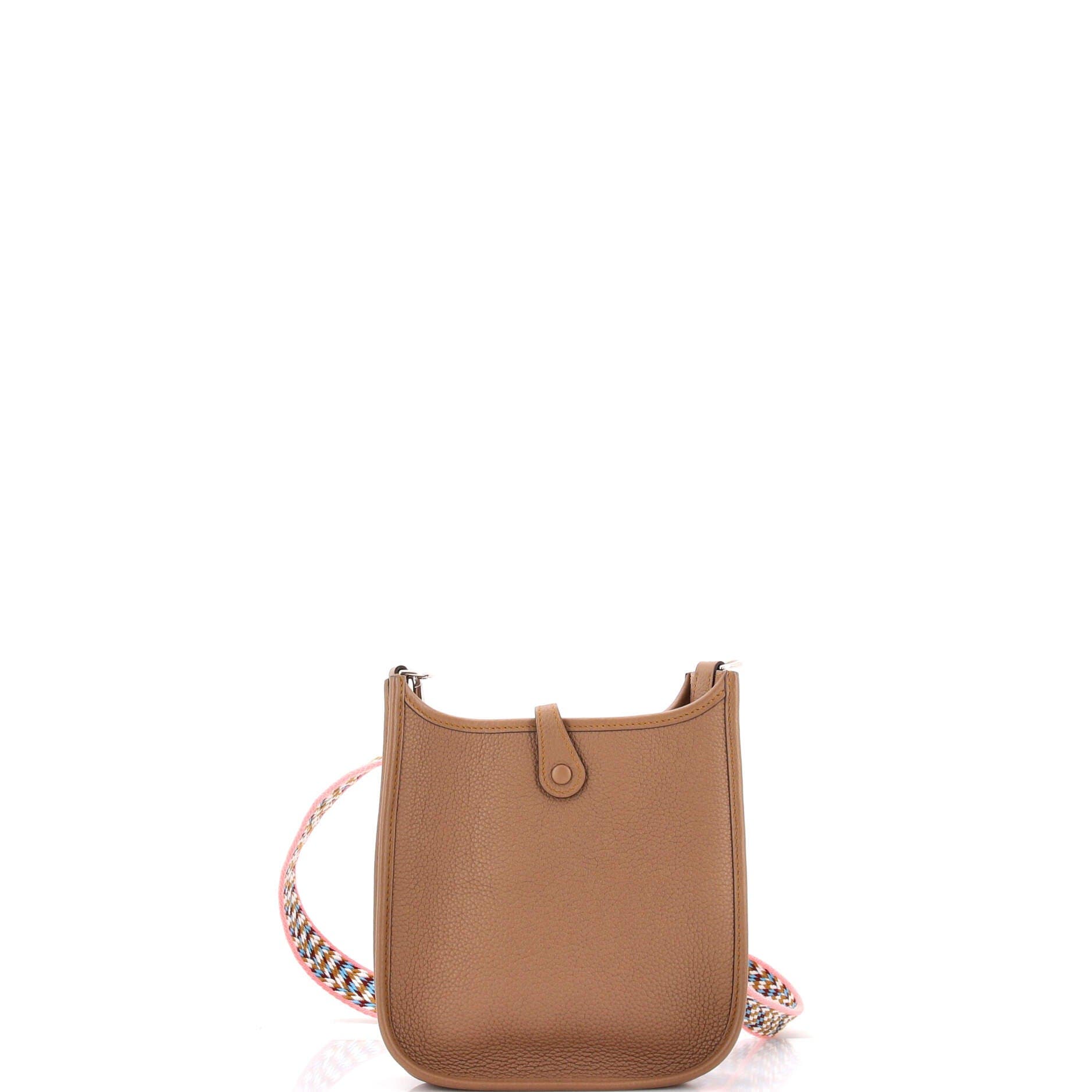 Pre-Owned Hermes Evelyne Bag Gen III Maurice TPM, Alternate, color, Beige De Weimar