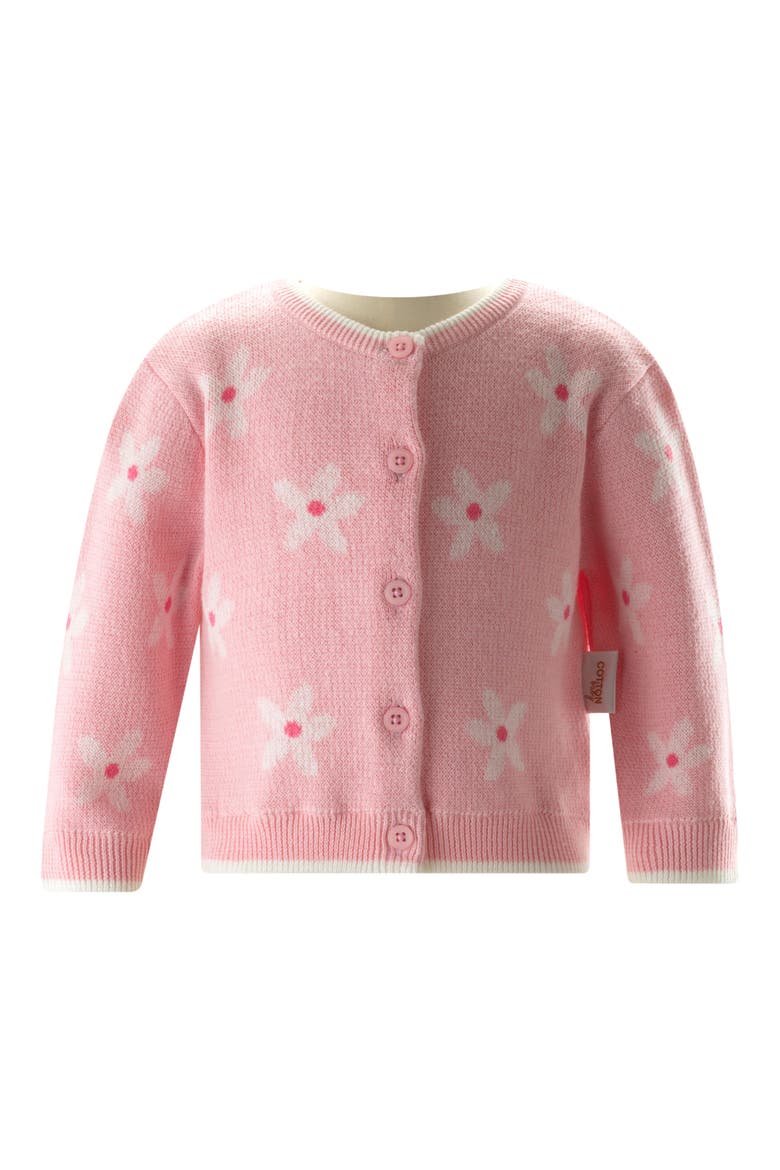 Daisy Knit Cardigan & Leggings Set, Alternate, color, Pink